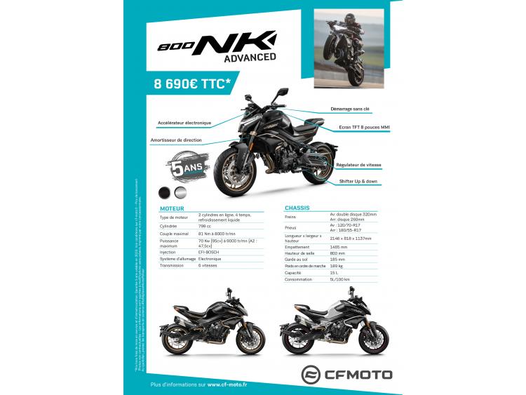 CF MOTO 800 NK Advanced TC